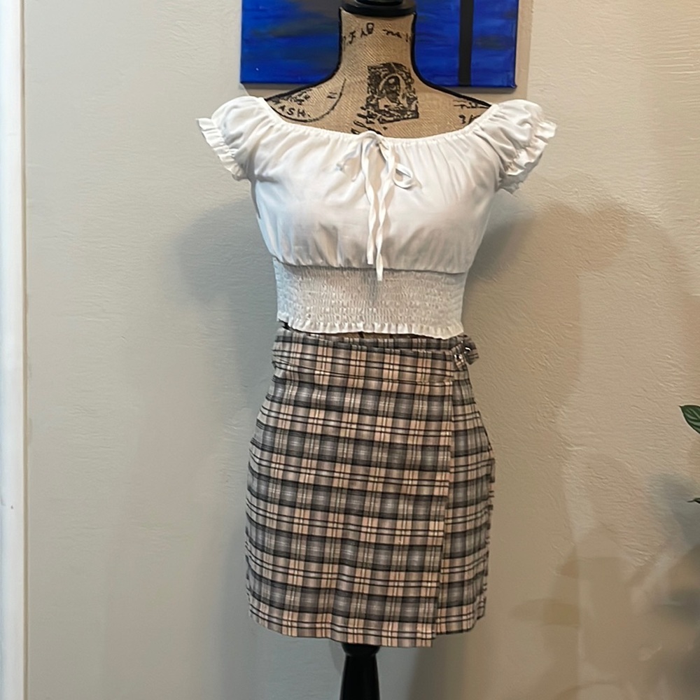 White Crop Top
